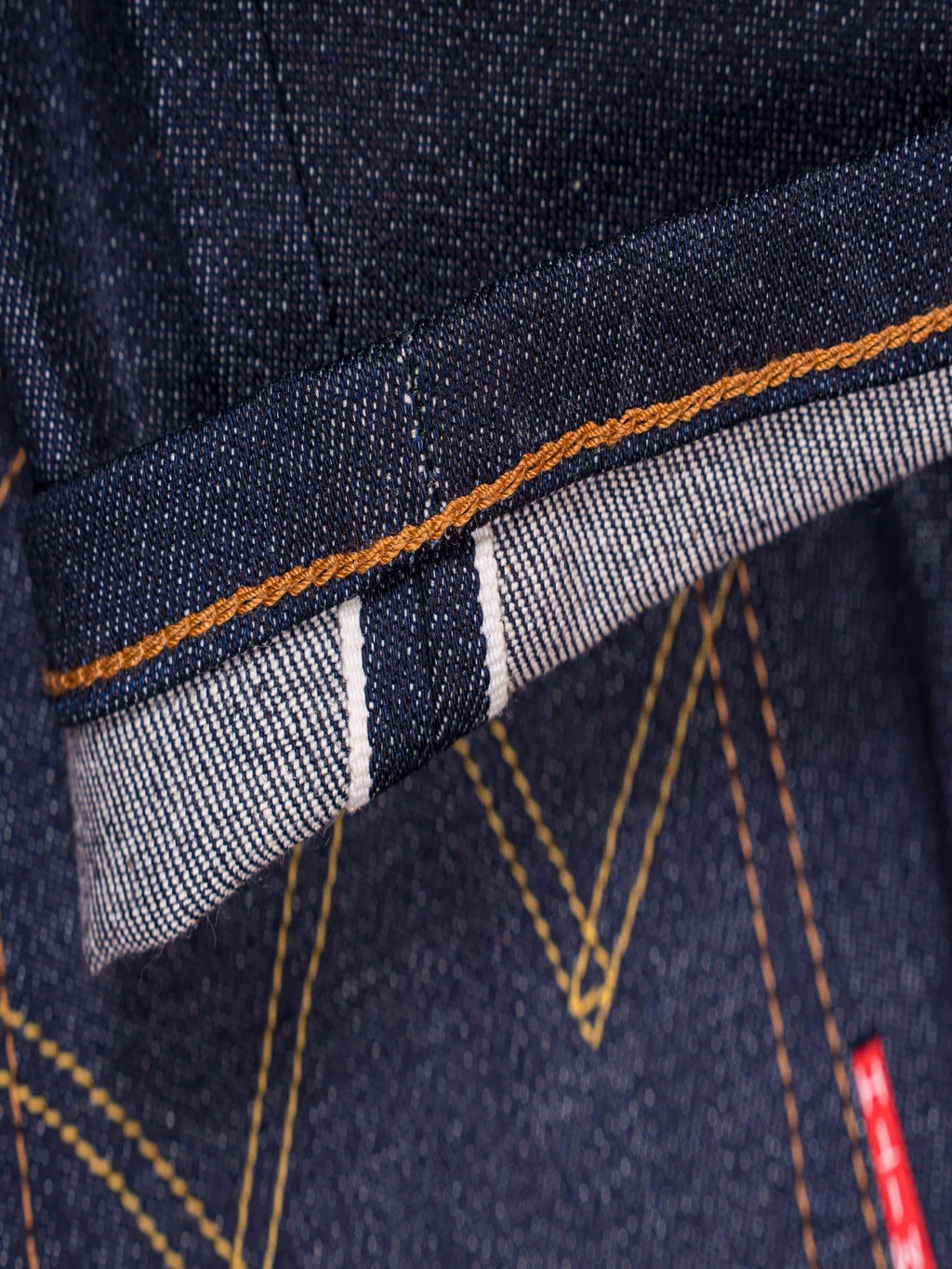 13 oz Japanese Selvedge Raw Denim Jeans – Selvedge ID detail