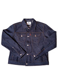 16 oz Japanese Selvedge Raw Denim Type III Jacket – Product front view